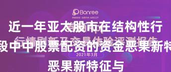 近一年亚太股市在结构性行情阶段中中股票配资的资金恶果新特征与